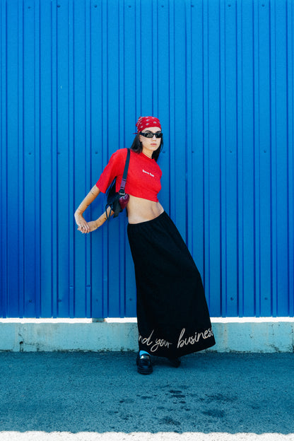 LONG BLACK SKIRT