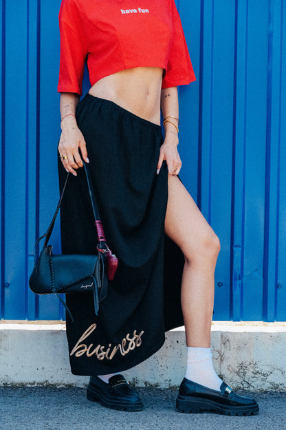 LONG BLACK SKIRT