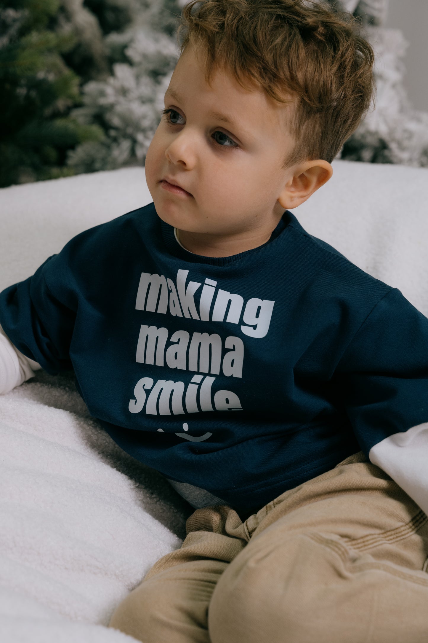 KIDS SWEATSHIRT MAKING MAMA SMILE