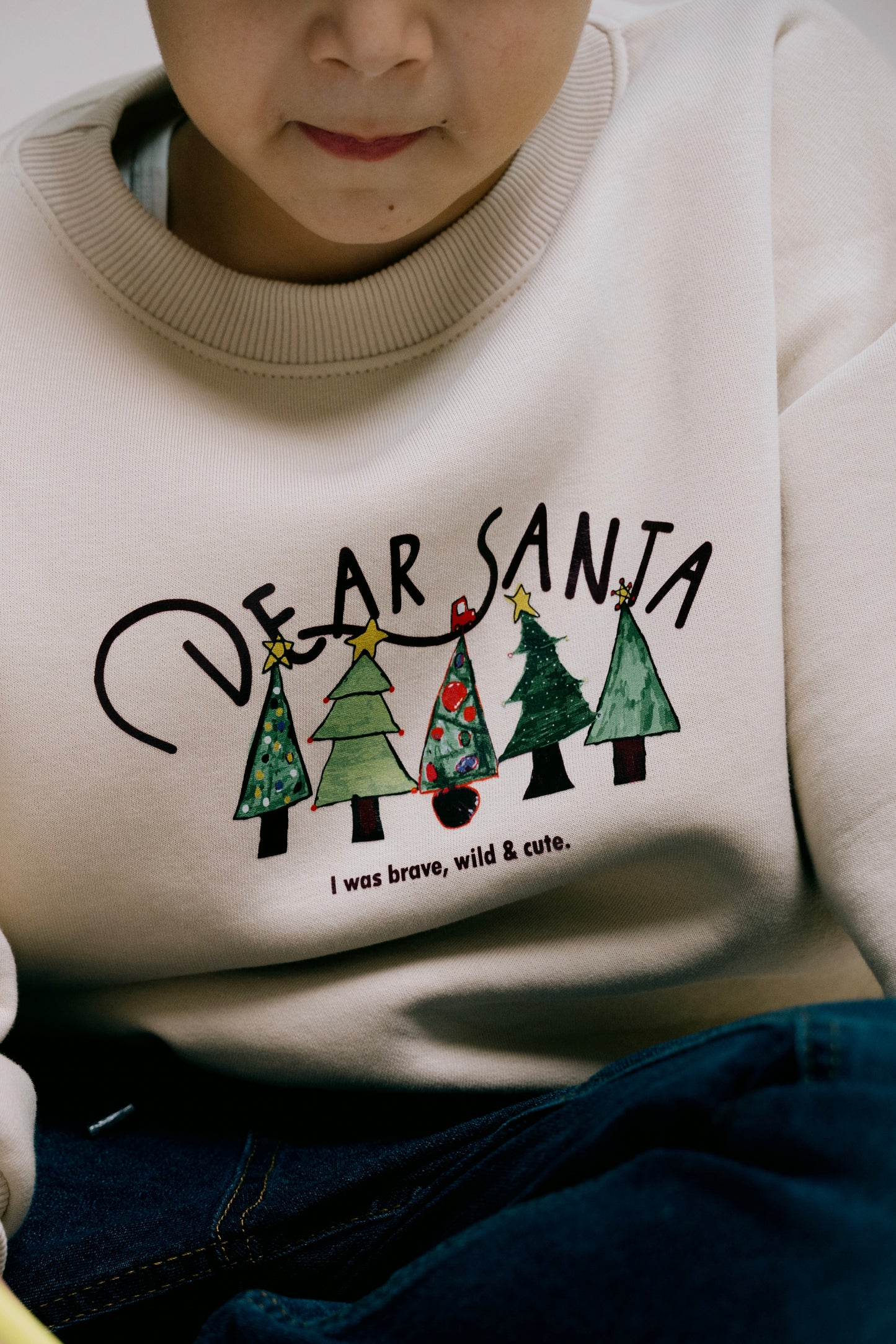 KIDS DEAR SANTA SWEATSHIRT