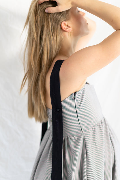 LONG NAVY DRESS