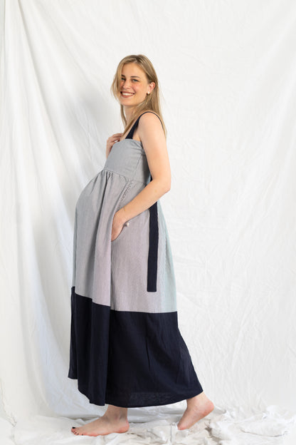 LONG NAVY DRESS