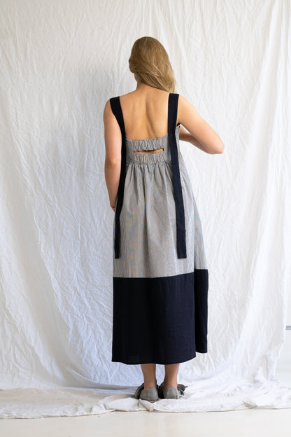 LONG NAVY DRESS