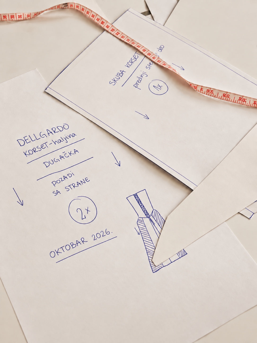 DELLGARDO corset pattern notes — October 2026