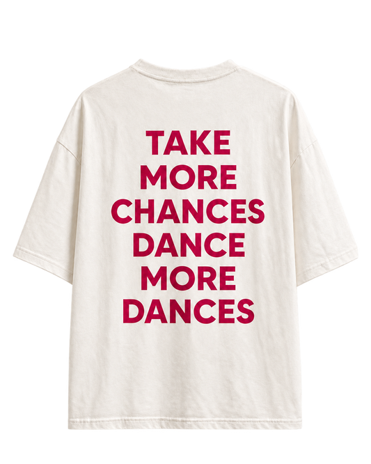 TAKE MORE CHANCES T-SHIRT — transparent